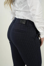 Pantalón Cuadriculado Mujer