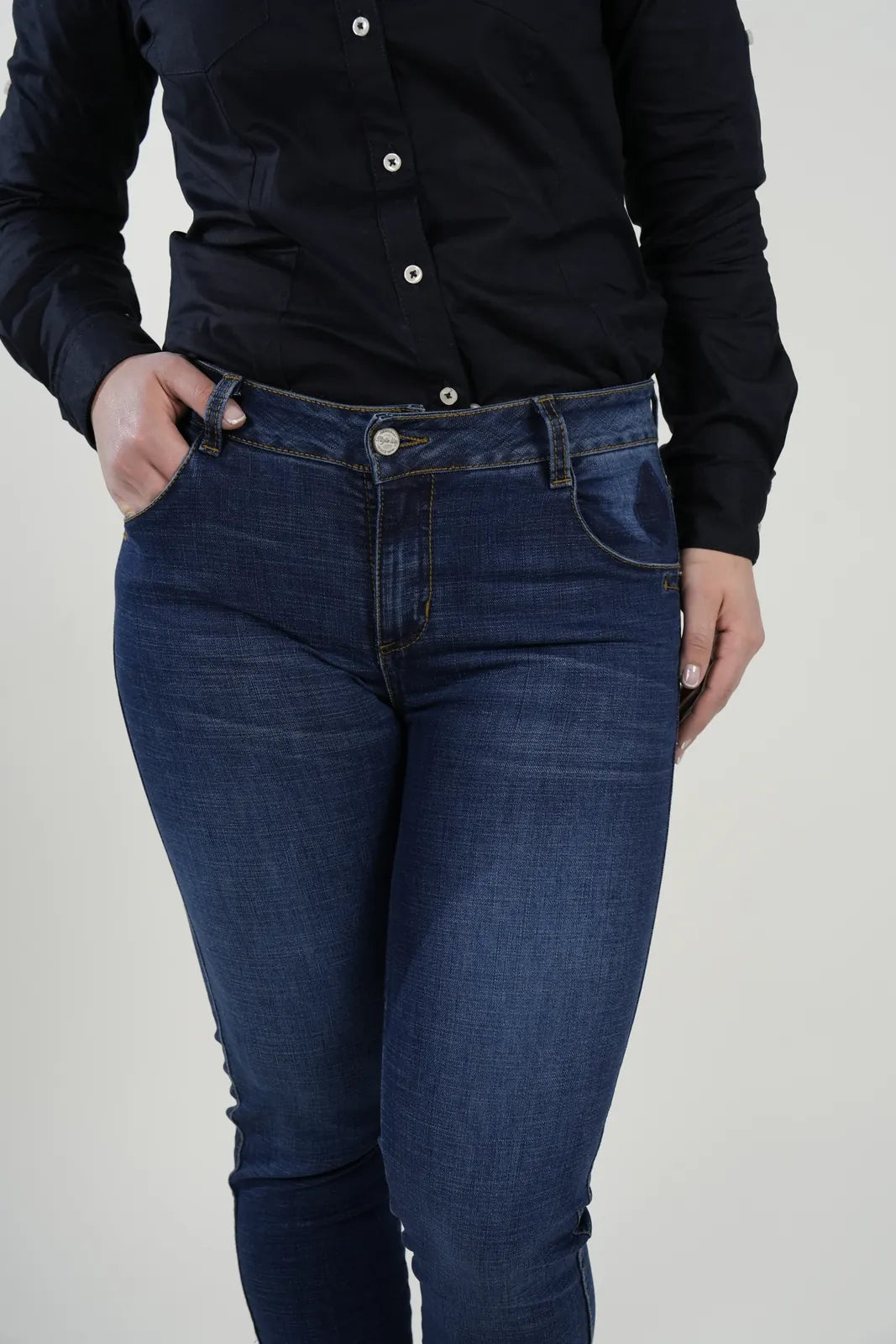 Jeans skinny azul oscuro