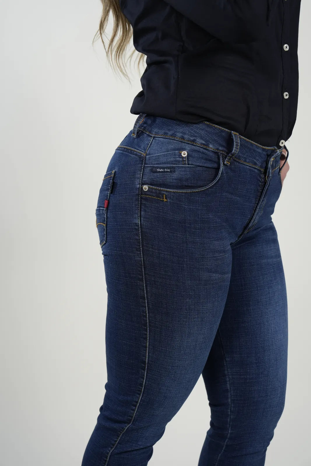 Jeans skinny azul oscuro