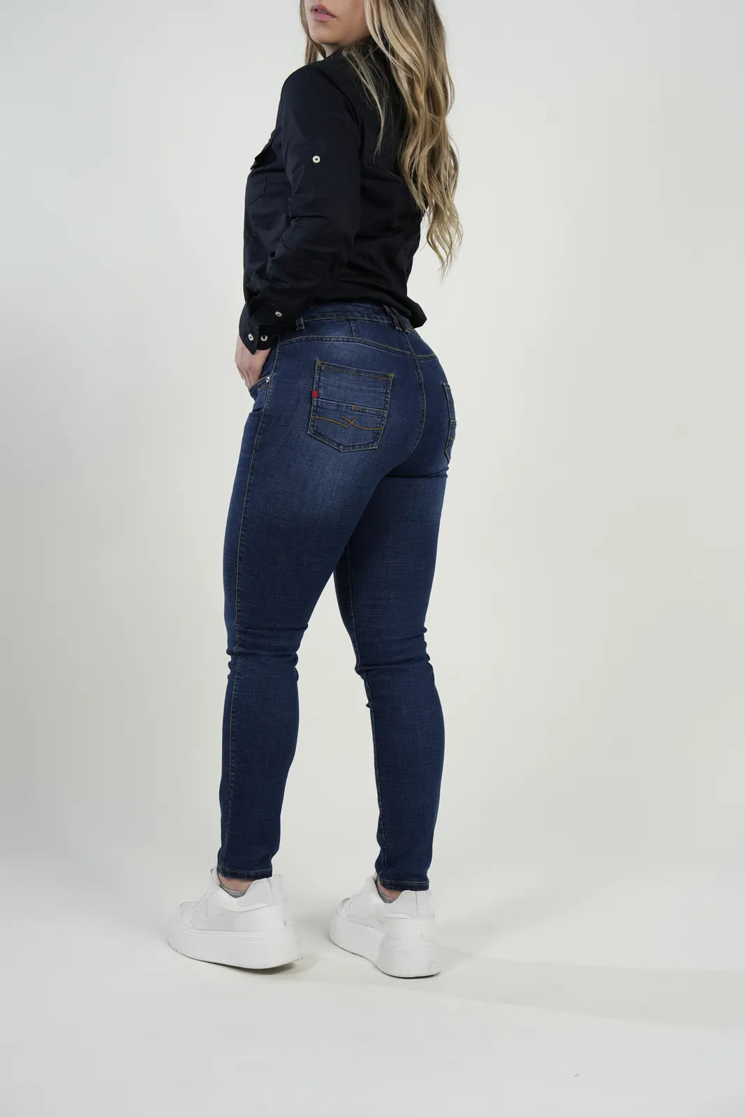 Jeans skinny azul oscuro