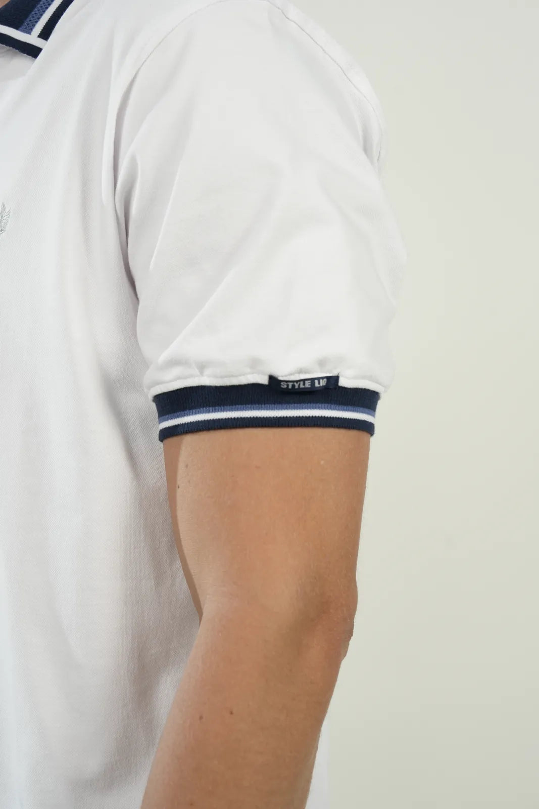 Polo White Navy Trim
