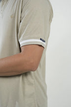 Polo Beige Textured Classic