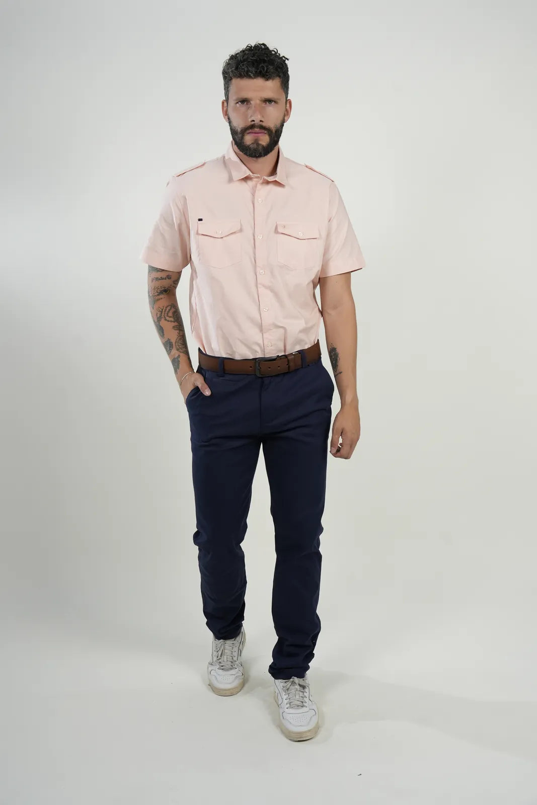 Camisa Utility Rose