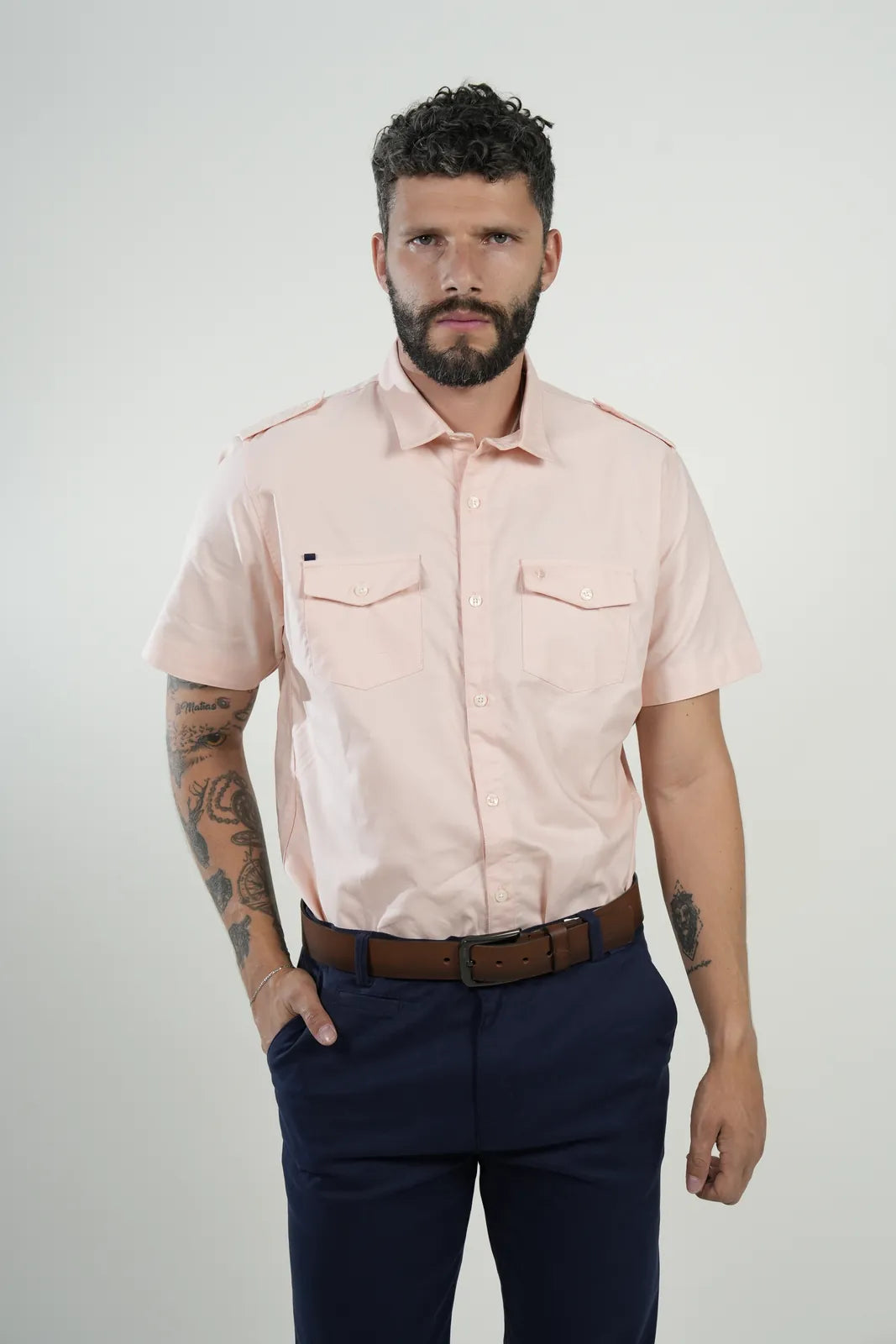 Camisa Utility Rose