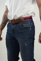 Jean Dark Blue Distressed