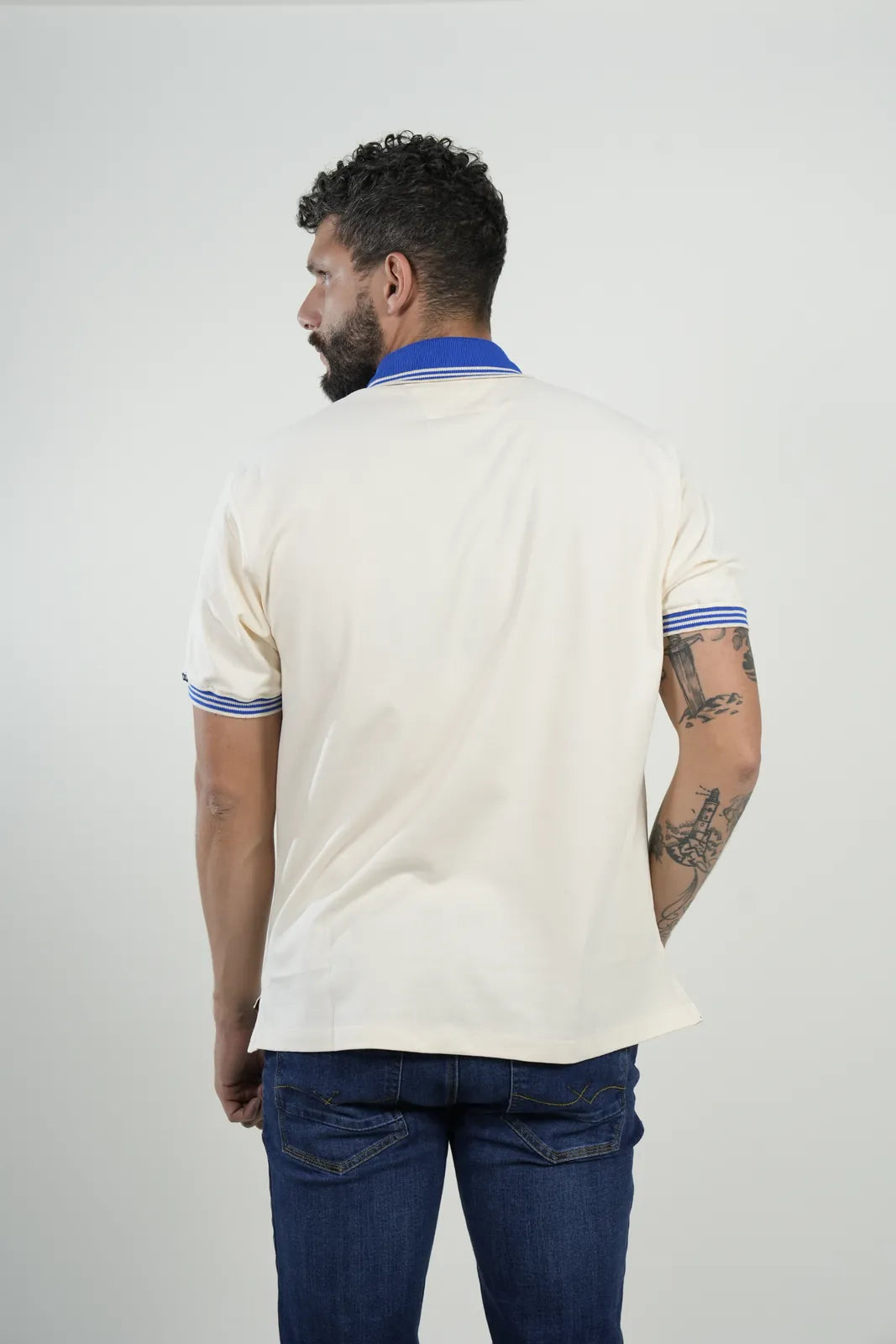Polo Cream Royal Trim