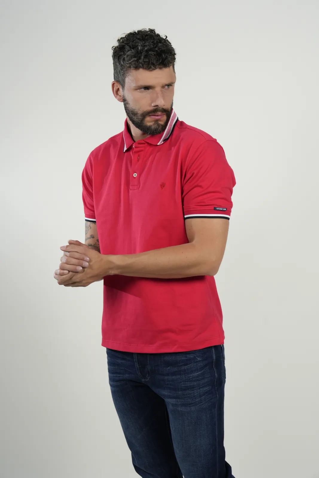 Polo Red Contrast Classic ** arreglar