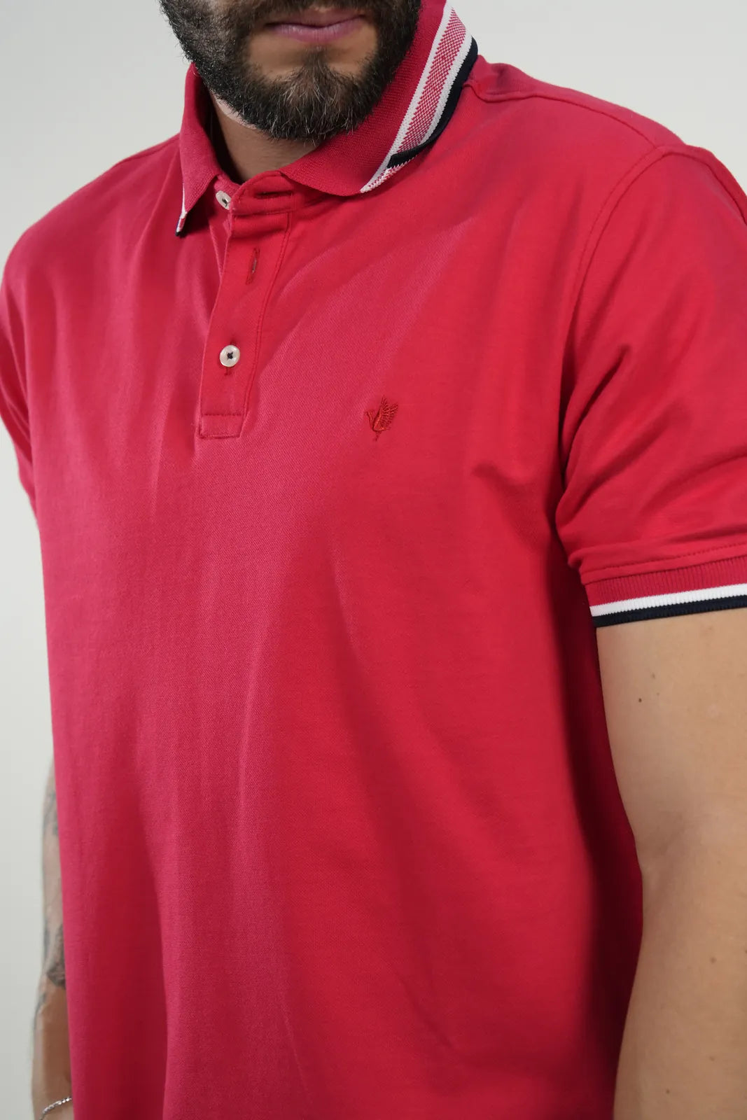 Polo Red Contrast Classic ** arreglar