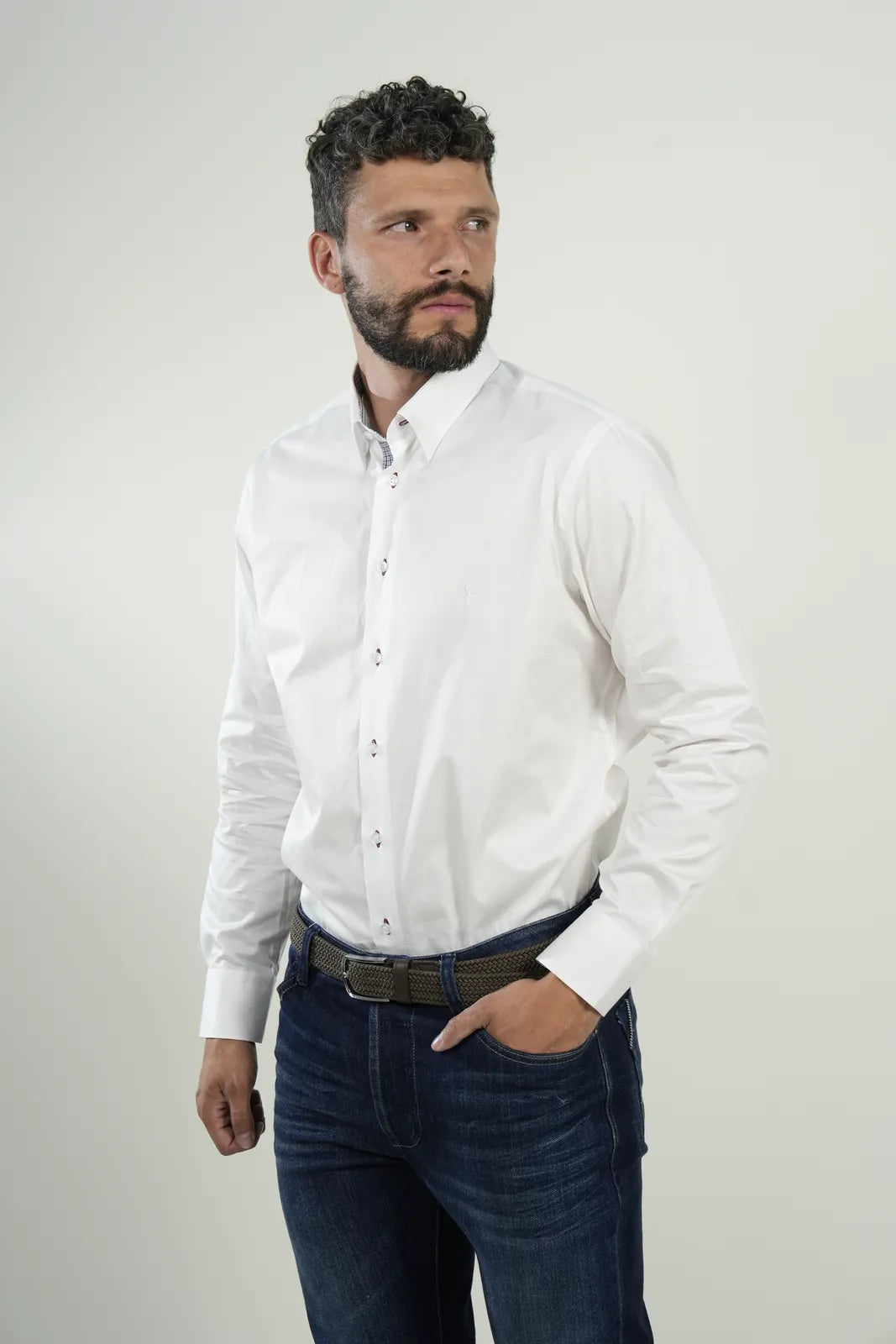Camisa White Classic Tailored