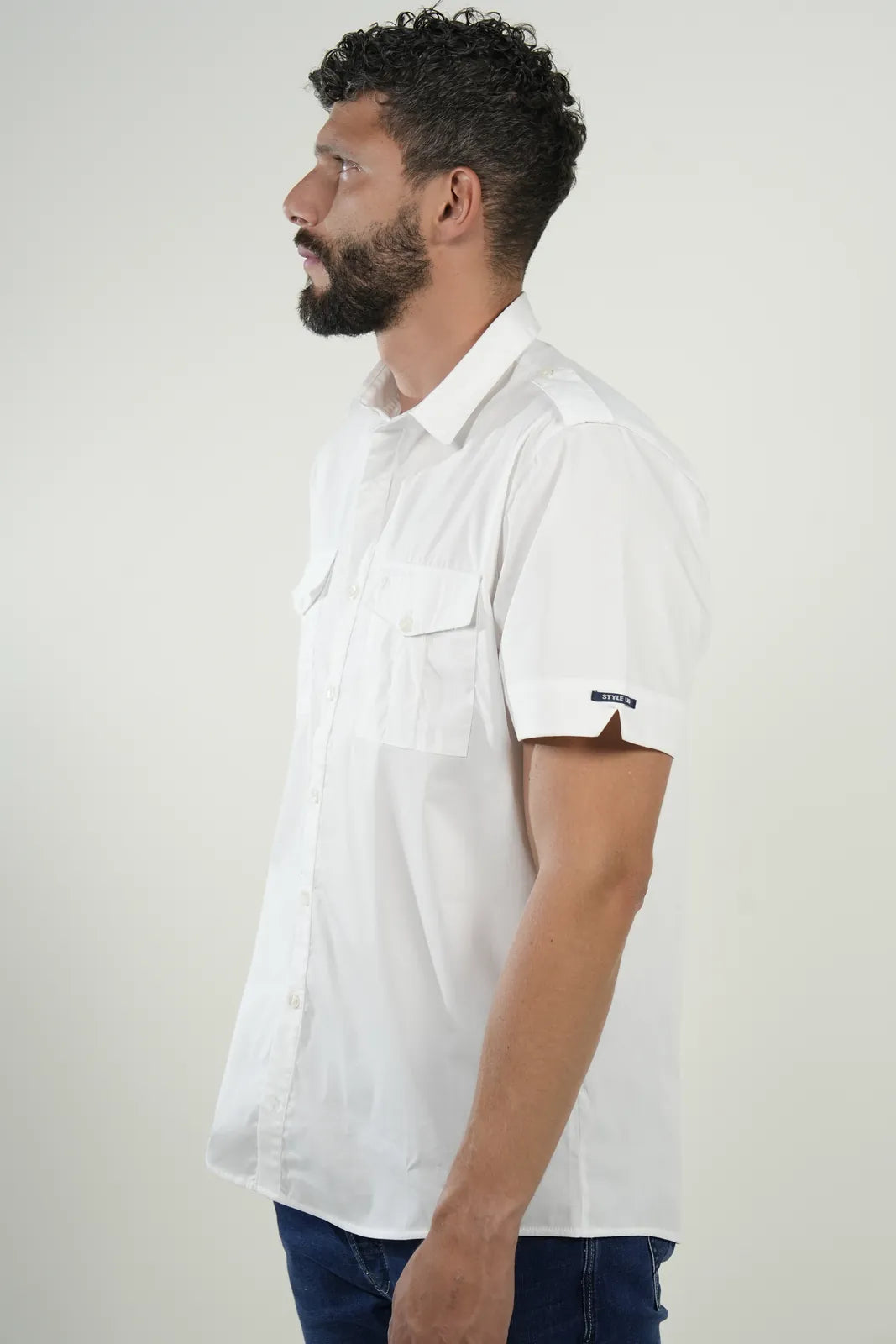 Camisa clásica manga corta