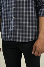 Camisa Navy Check Classic