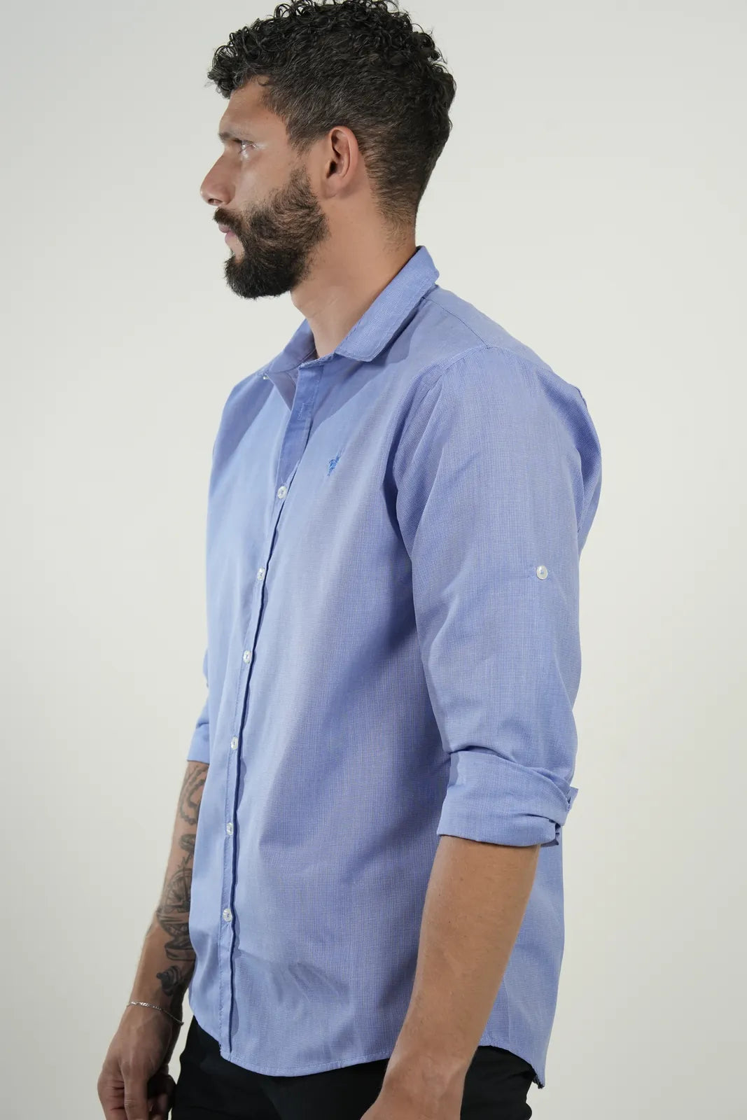 Camisa Blue Soft Texture