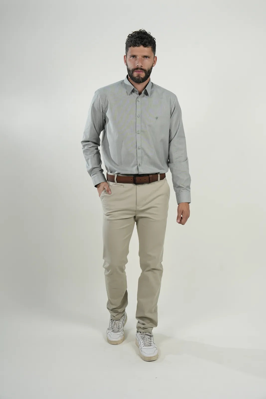Camisa Soft Gray Classic