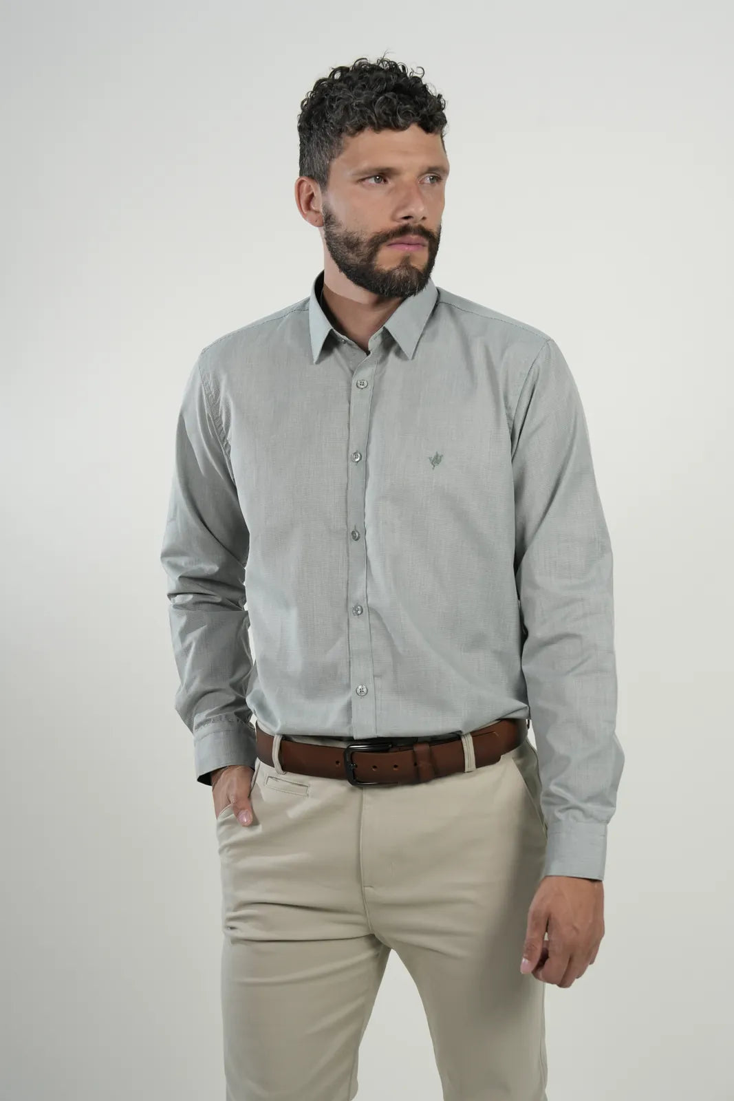 Camisa Soft Gray Classic