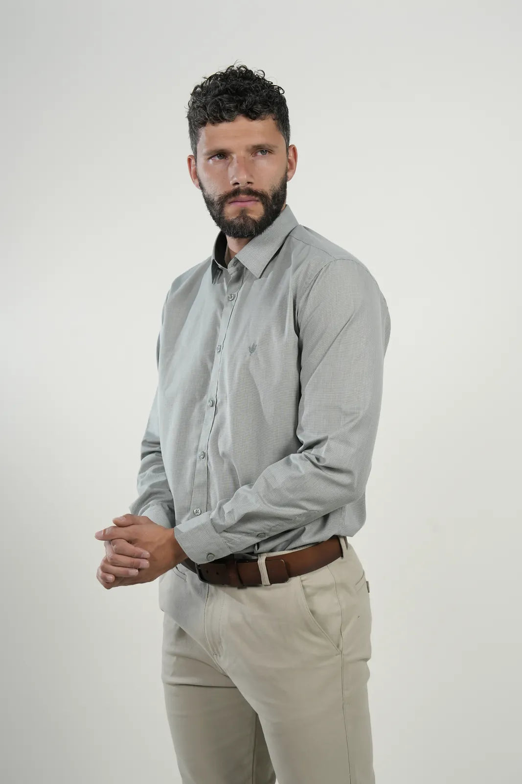 Camisa Soft Gray Classic