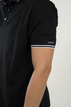 Polo Black Contrast Trim