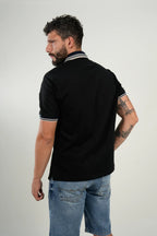 Polo Black Contrast Trim