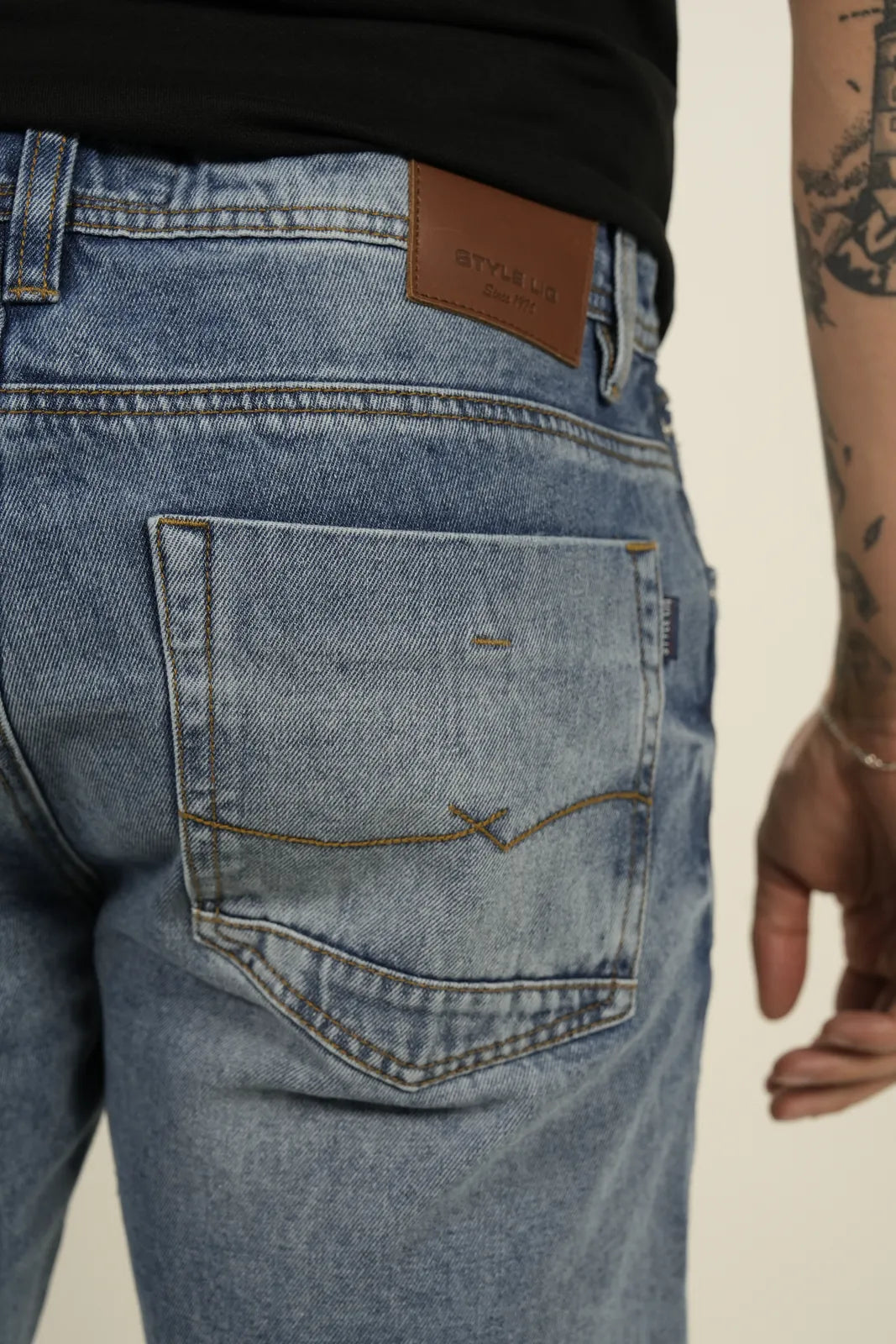 Bermuda Denim Washed Blue