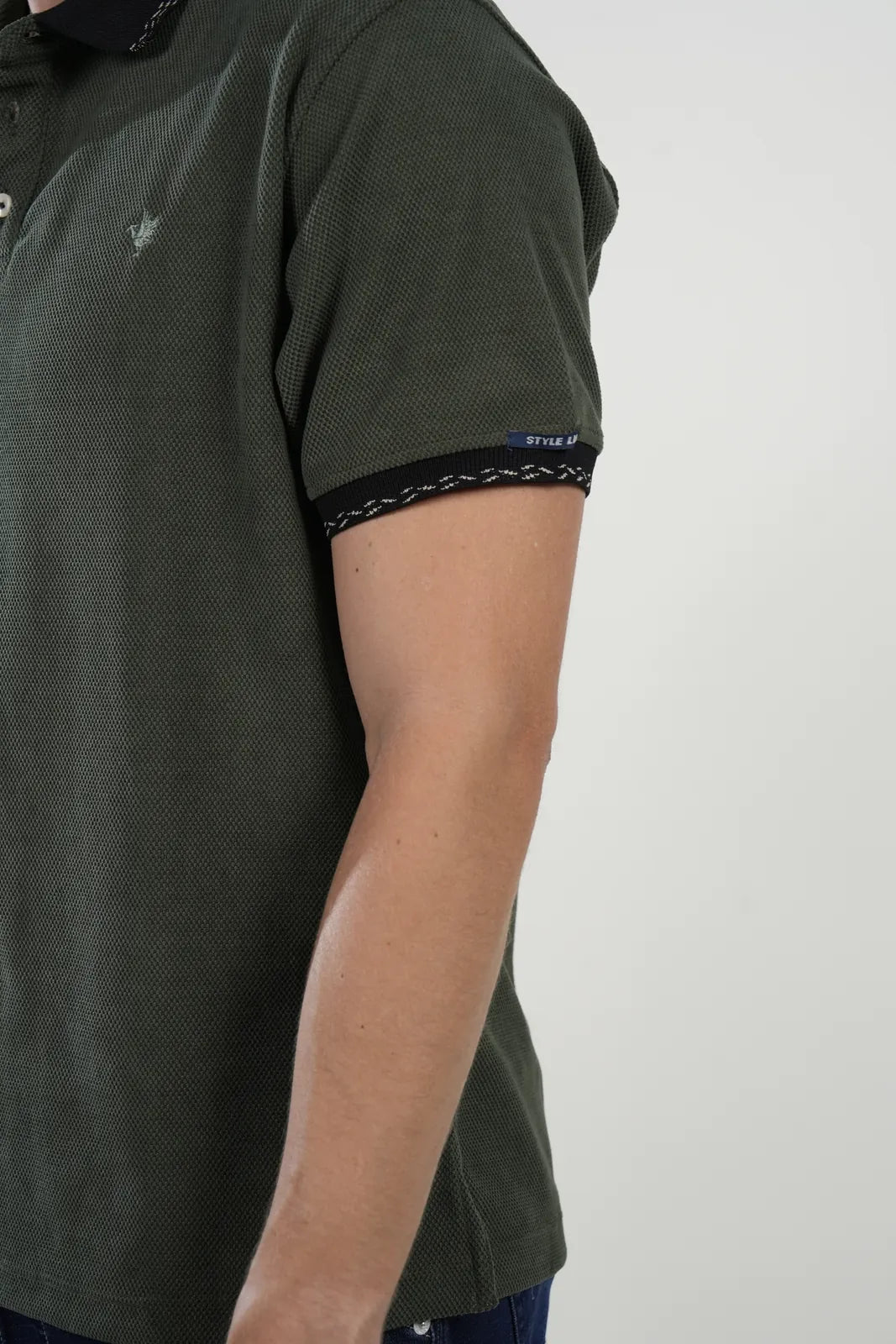 Polo Olive Stripe Classic