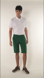 Bermuda para hombre color verde botella